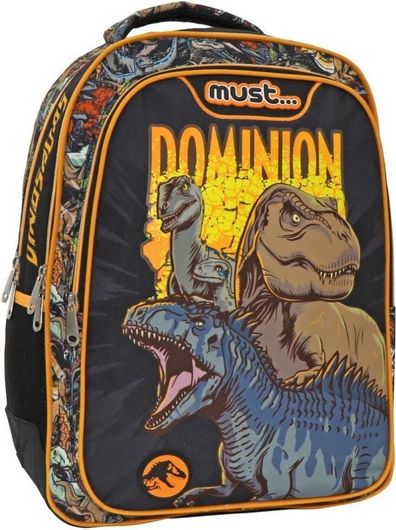 Σχολική Τσάντα Δημοτικού Πλάτης Must Jurassic Dominion Πολύχρωμο