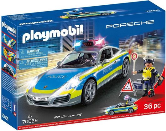 Playmobil City Action Porsche 911 Carrera 4S Police για 4+ Ετών #70066