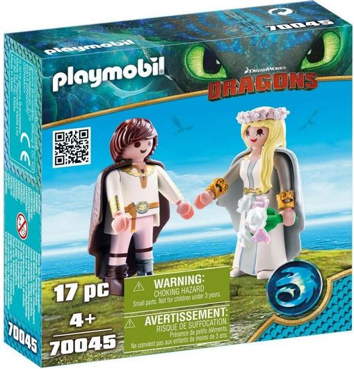 Playmobil Dragons Astrid & Hicks για 4+ Ετών #70045