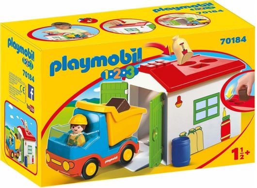 Playmobil 123 Φορτηγό με Γκαράζ για 18+ Μηνών #70184