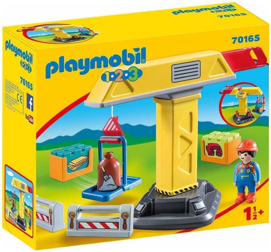 Playmobil 123 Construction Crane για 18+ Μηνών #70165