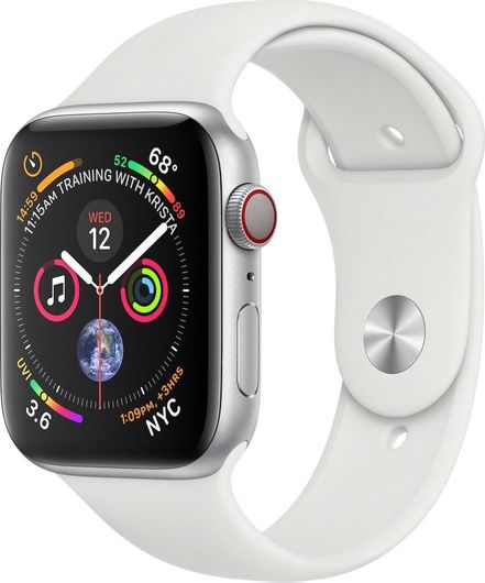 Andowl G1 Smartwatch με Παλμογράφο Λευκό