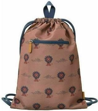 Παιδική Τσάντα Βόλτας Fresk Lion Πουγκί Υφασμάτινη Ροζ