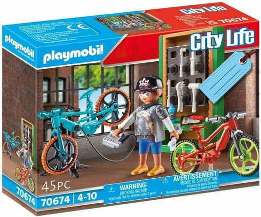 Playmobil City Life Συνεργείο Ποδηλάτων για 4-10 Ετών #70674