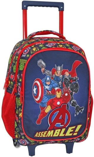 Σχολική Τσάντα Δημοτικού Τρόλεϊ Must Avengers Assemble Πολύχρωμο