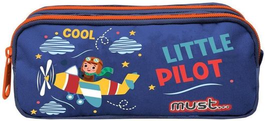 Must Team Little Pilot Κασετίνα 1τμχ Βαρελάκι Μπλε