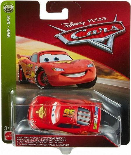 Αυτοκινητάκι Mattel Cars 3 Lightning Mcqueen With Racing Wheels για 3+ Ετών