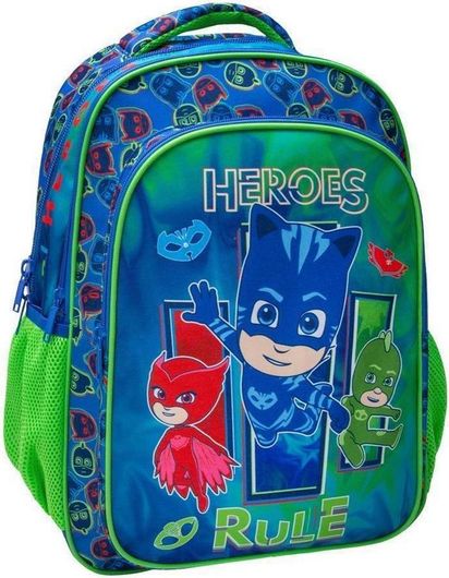 Σχολική Τσάντα Δημοτικού Πλάτης Must Pj Masks Heroes Rule Πολύχρωμο