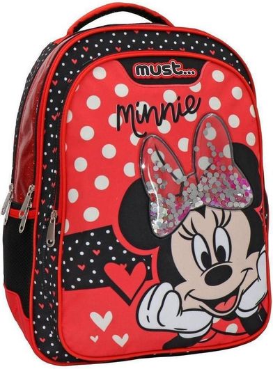 Σχολική Τσάντα Δημοτικού Πλάτης Must Minnie Κόκκινο