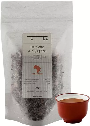 Τσάι Το Τσάι Κόκκινο Rooibos 100gr με Άρωμα Σοκολάτα Καραμέλα