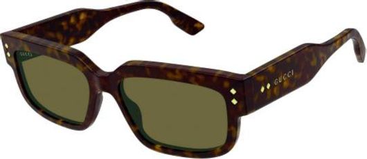 Γυναικεία Γυαλιά Ηλίου Gucci με Κοκκάλινο Σκελετό Καφέ