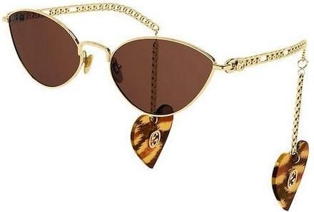 Γυναικεία Γυαλιά Ηλίου Gucci με Μεταλλικό Σκελετό Χρυσό