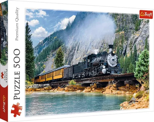 Puzzle Mountain Train 2D 500 Κομμάτια