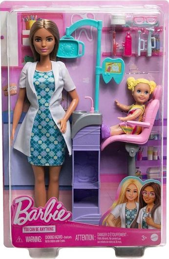 Κούκλα Mattel Barbie Οδοντίατρος για 3+ Ετών