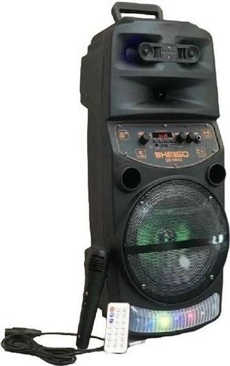 Σύστημα Karaoke με Ενσύρματo Μικρόφωνo Kimiso QS-6802 Μαύρο