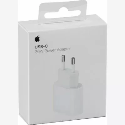 Φορτιστής Κινητών Apple Χωρίς Καλώδιο με Θύρα USB-C 20W Power Adapter Λευκό