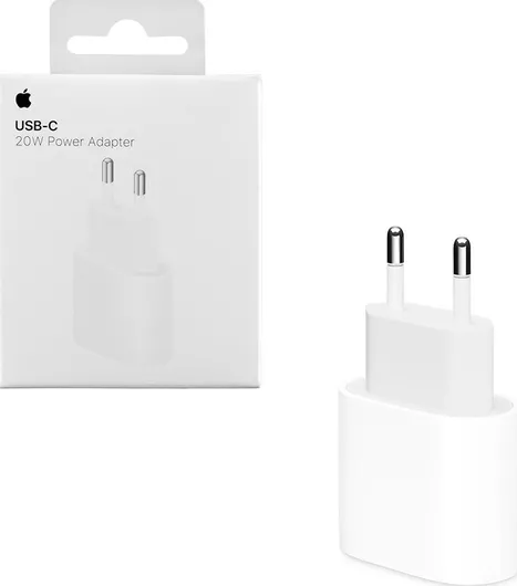 Φορτιστής Κινητών Apple Χωρίς Καλώδιο με Θύρα USB-C 20W Power Adapter Λευκό