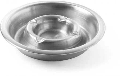 Σταχτοδοχείο Hendi Τσιγάρου Μεταλλικό Φ90x75mm Inox