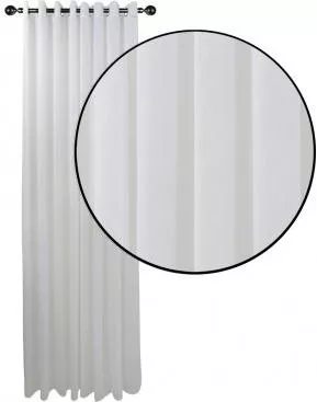 Κουρτίνα Das Home με Τρουκς 2220 300x265cm Λευκό