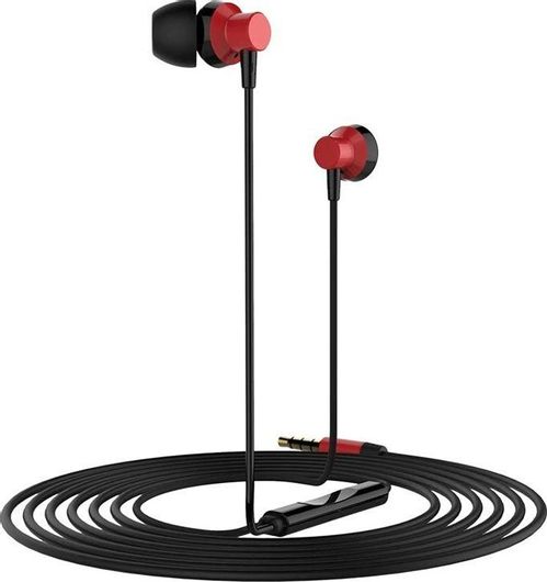 Remax RM-512 In-ear Handsfree με Βύσμα 3.5mm Κόκκινο