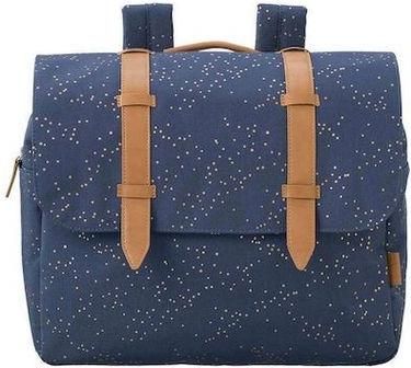 Παιδική Τσάντα Βόλτας Fresk Indigo Dots Πλάτης 33x24x9cm Μπλε