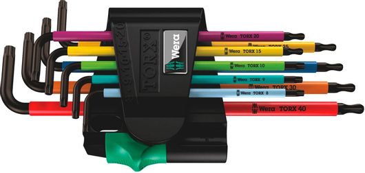 Κλειδιά Torx Wera 967/9 TX BO L Σετ 9τμχ