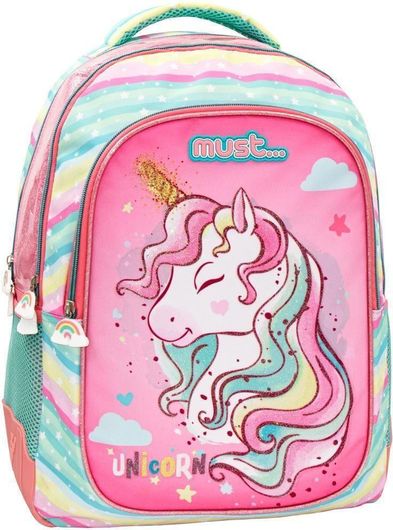 Σχολική Τσάντα Πλάτης Δημοτικού Must Unicorn Πολύχρωμo