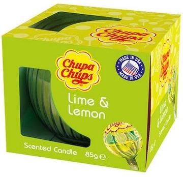  Κερί Chupa Chups Αρωματικό σε Βάζο Lime & Lemon 85gr