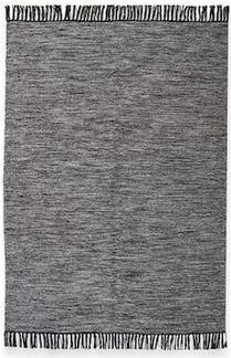 Χαλί Nef-Nef Rambage Καλοκαιρινό Βαμβακερό Ecru / Black 140x200cm