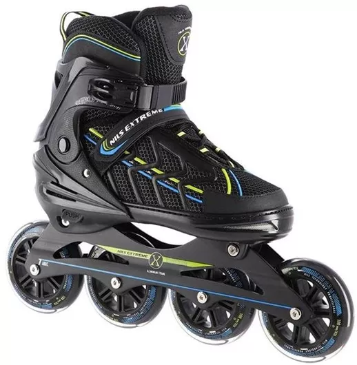 Rollers Nils Extreme NA1128GR Inline Αυξομειούμενα Ενηλίκων Νο 43-45 Μαύρο 