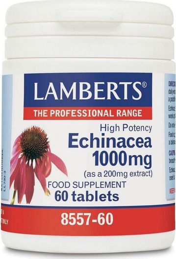 Lamberts Echinacea 1000mg 60 ταμπλέτες