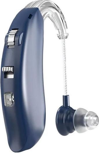 Ακουστικό Βαρηκοΐας Powertech PT-1096 Bluetooth Επαναφορτιζόμενο