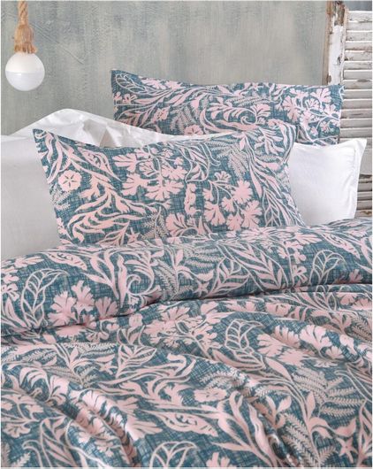 Σετ Μαξιλαροθήκες Rythmos Maira 2τμχ Πετρόλ