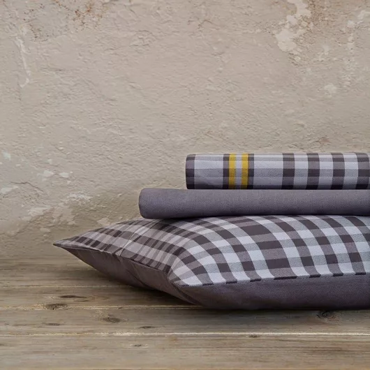 Μαξιλαροθήκες Nima Errol Σετ 2τμχ 52x72cm Γκρι