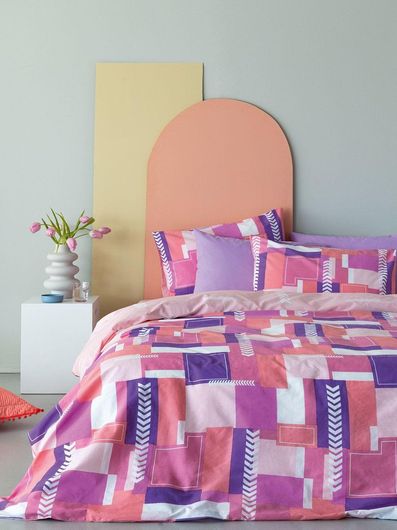 Μαξιλαροθήκες Palamaiki FL6189 Σετ 2τμχ 52x72cm Φούξια