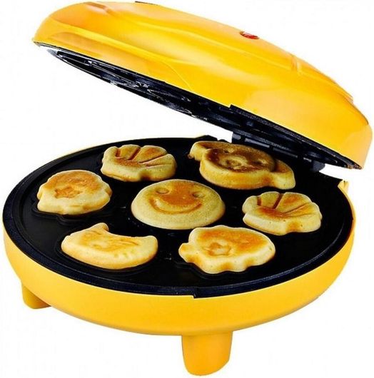 Βαφλιέρα SX-820 για Βαφλάκια / Pancakes 1000W Κίτρινο
