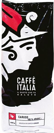 Καφές Espresso Caffe Italia Arabica Caruso σε Κόκκους 1000gr