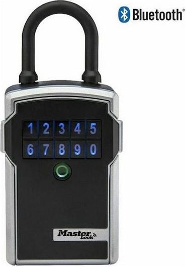 Κλειδοθήκη Τοίχου Master Lock Μεταλλική Bluetooth with Shackle με Συνδυασμό