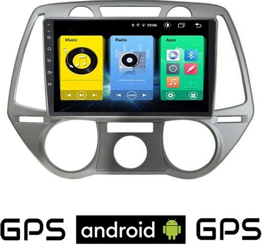 Ηχοσύστημα Αυτοκινήτου για Hyundai i20 2008-2013 Bluetooth / USB / AUX / WiFi / GPS με Οθόνη Αφής 9"