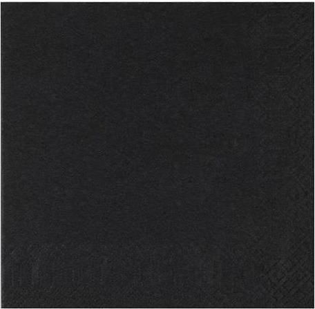 Χαρτοπετσέτα Πολυτελείας 24x24cm 700τμχ Μαύρο