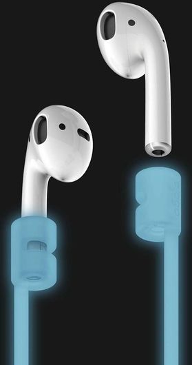 Strap Elago για Apple Airpods 1 / 2 Σιλικόνη Nightglow Blue