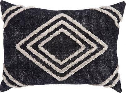 Διακοσμητικό Μαξιλάρι Nef - Nef Rombo 55x40cm Μαύρο