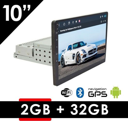 Ηχοσύστημα Αυτοκινήτου Universal 1DIN Bluetooth / USB / WiFi / GPS με Οθόνη Αφής 10"