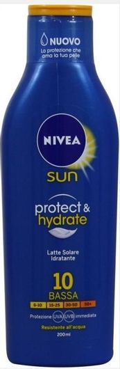 Ατηλιακό Σώματος Nivea Protect & Hydrate Αδιάβροχο SPF10 200ml