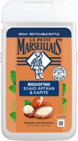 Αφρόλουτρο Le Petit Marseillais Κρεμώδες Έλαιο Αργκάν & Καριτέ 250ml