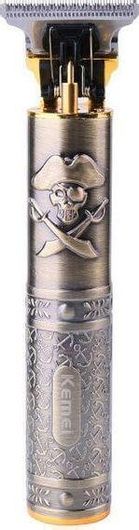 Κουρευτική Μηχανή Kemei Επαναφορτιζόμενη Χρυσή KM-203