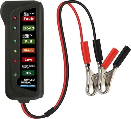 Battery Tester Αναλογικό με Κροκοδειλάκια