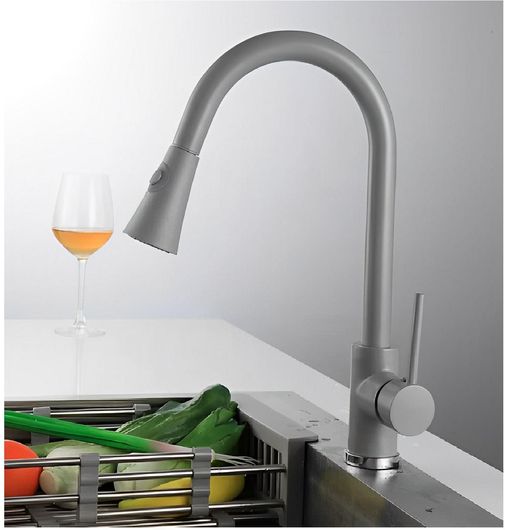 Μπαταρία Κουζίνας Γκρι Bonken HT-1695