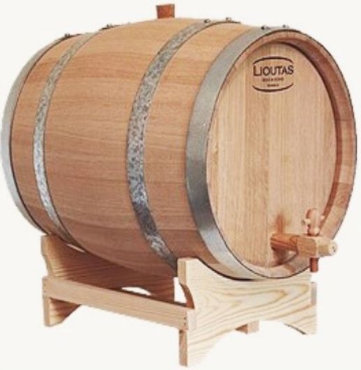 Βαρέλι Κρασιού Lioutas WB-30 Δρύινο με Κάνουλα 30lt