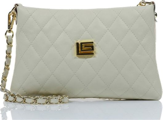 Γυναικείο Τσαντάκι Ώμου Guy Laroche Χιαστί 13 Καπιτονέ Δερμάτινο 33 Μπεζ